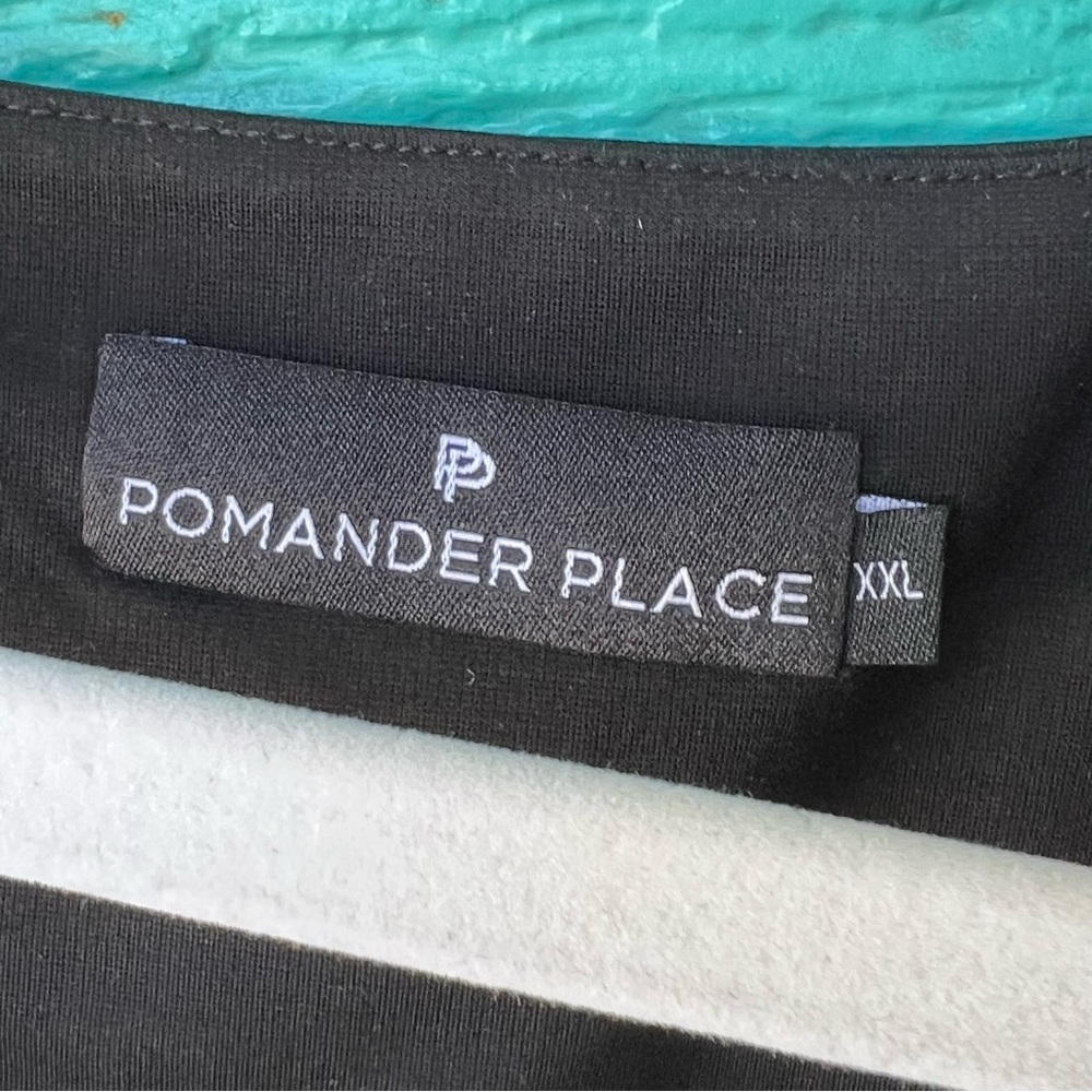 Tuckernuck Pomander Place Black Blouse Bishop Sleeves XL Lined - Picture 4 of 6